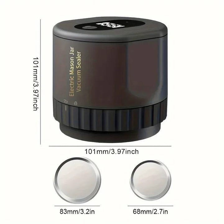 Electric Vacuum Sealer Kit for Mason Jars