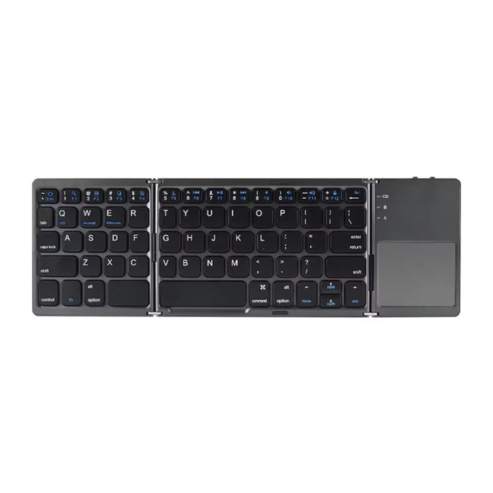 Foldable Bluetooth Keyboard with Touchpad