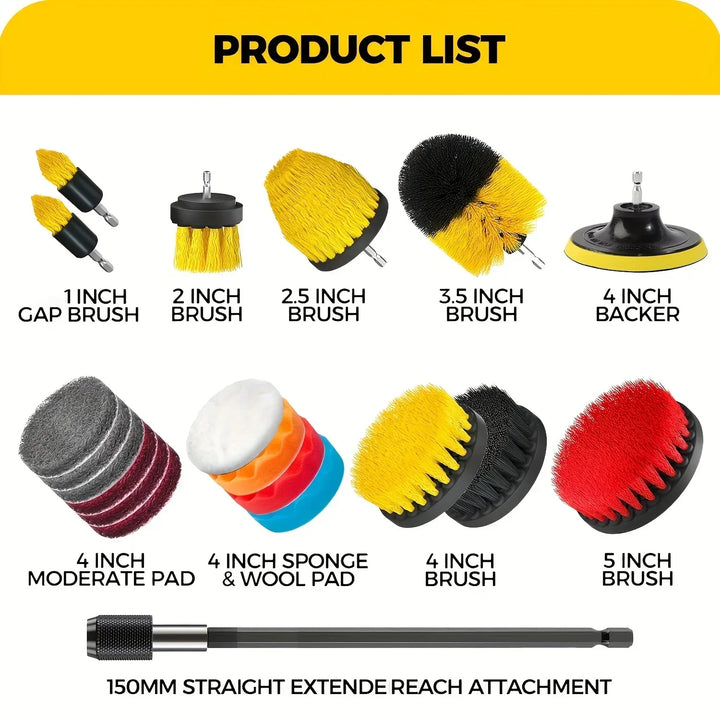 7-Piece Drill Brush Set