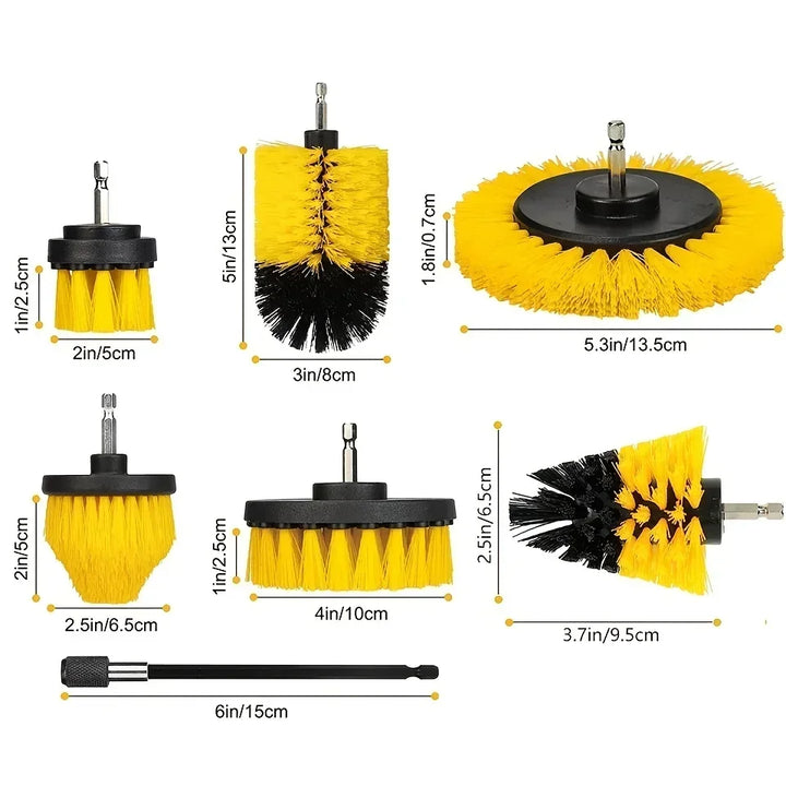 7-Piece Drill Brush Set